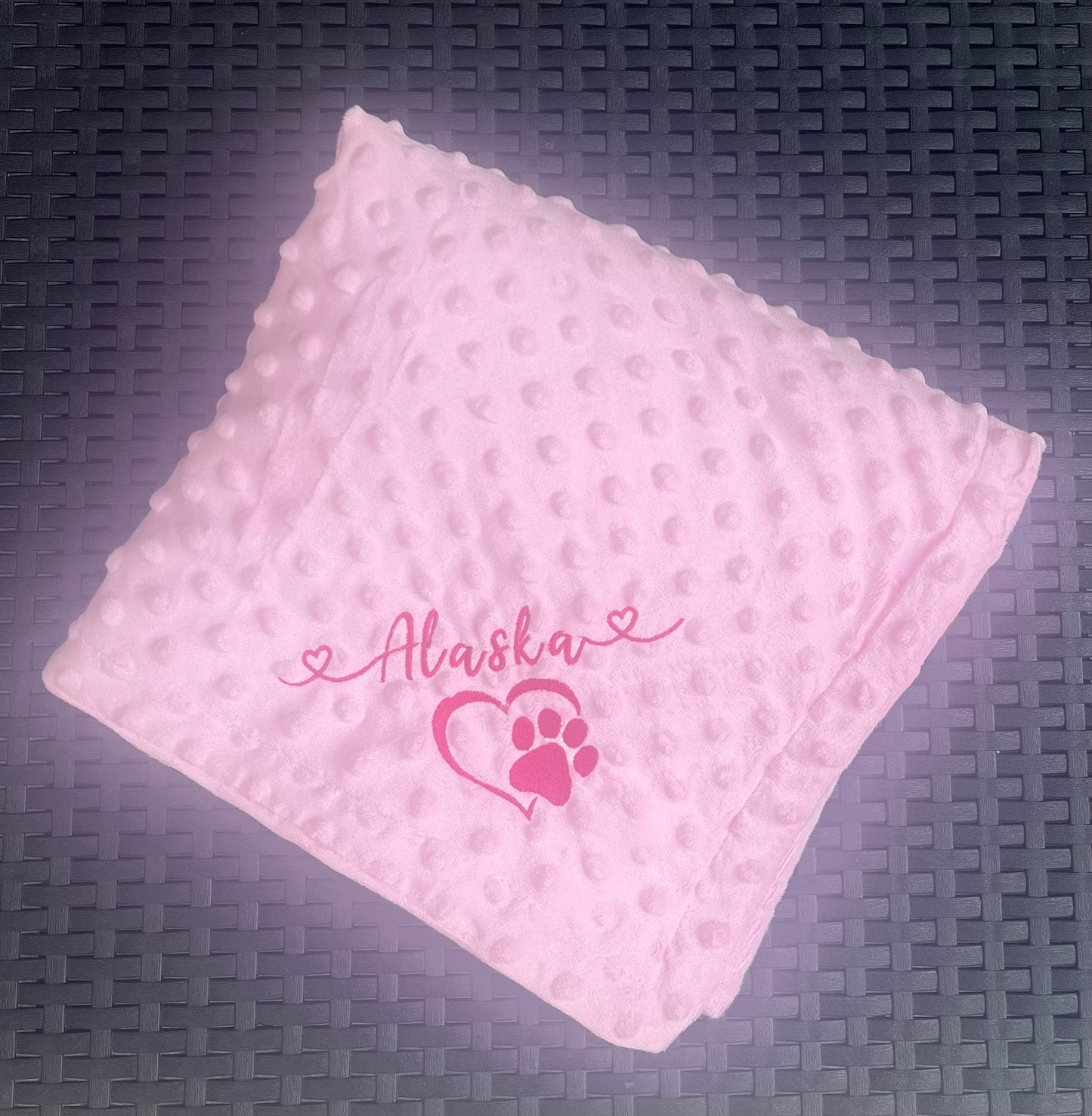 Embroidered Personalised Pet Blankets | Personalised Pet Gifts
