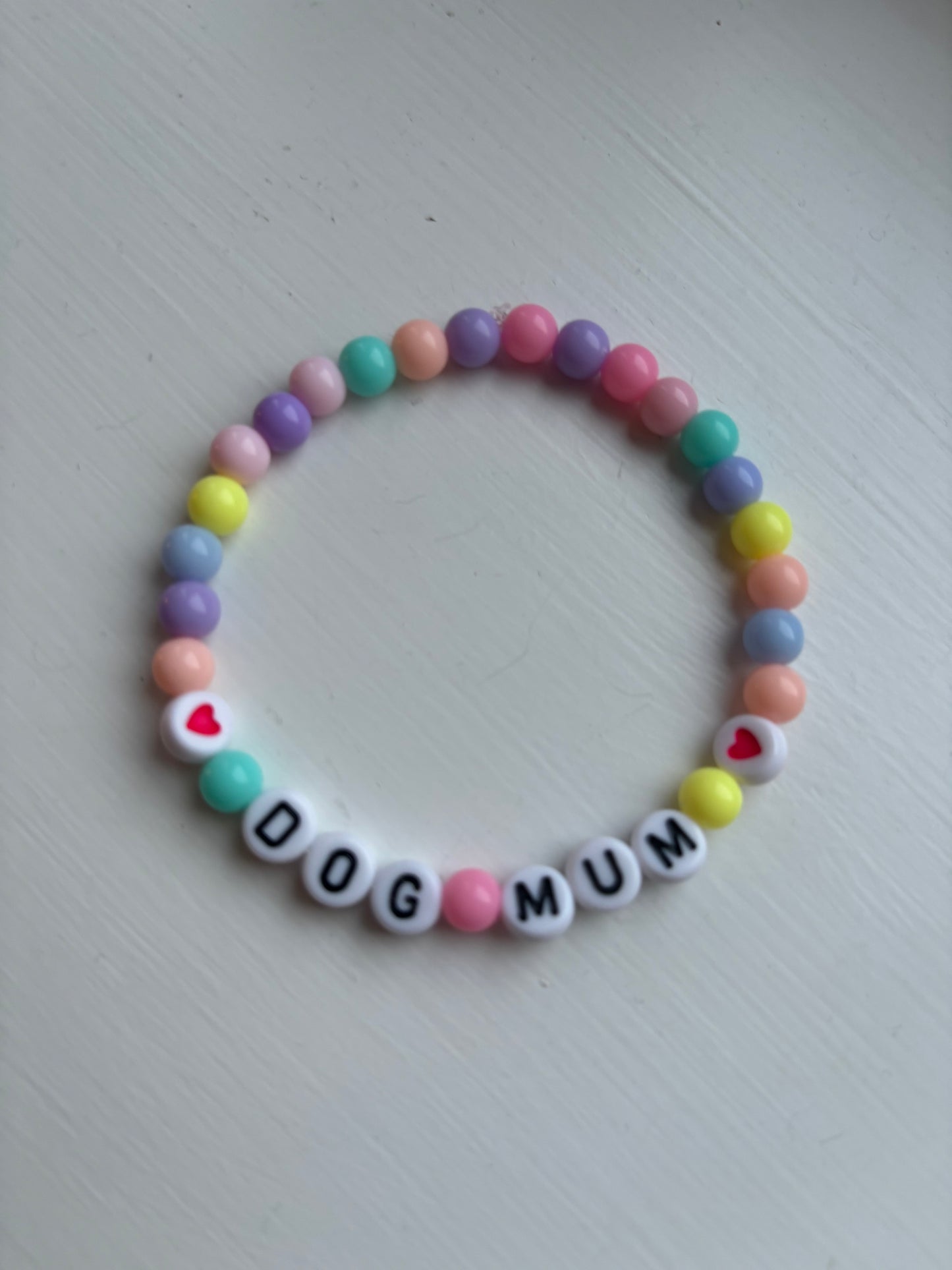 Dog Mum Bracelet (can be personalised)