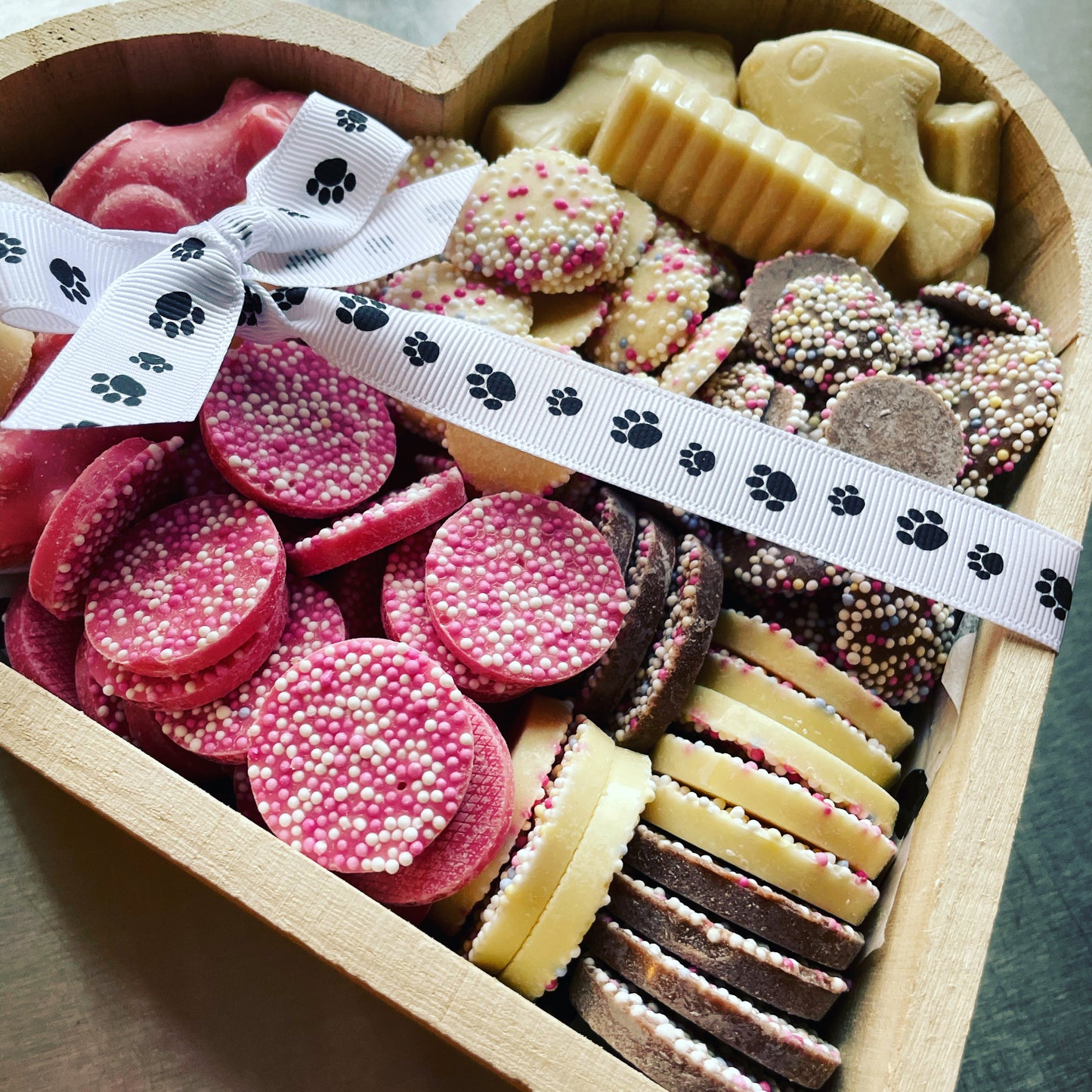 Treat Filled Heart Box