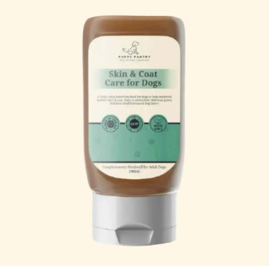 Itch Relief Gravy – 290ml
Soothes itchy skin, reduces dryness, promotes a shiny coat