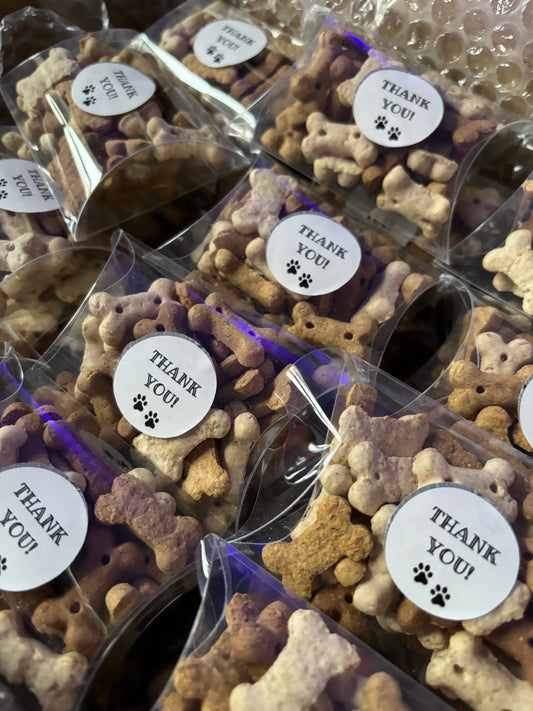 Dog Chocolate / Biscuit Treats - Pick N Mix Thank You Boxes