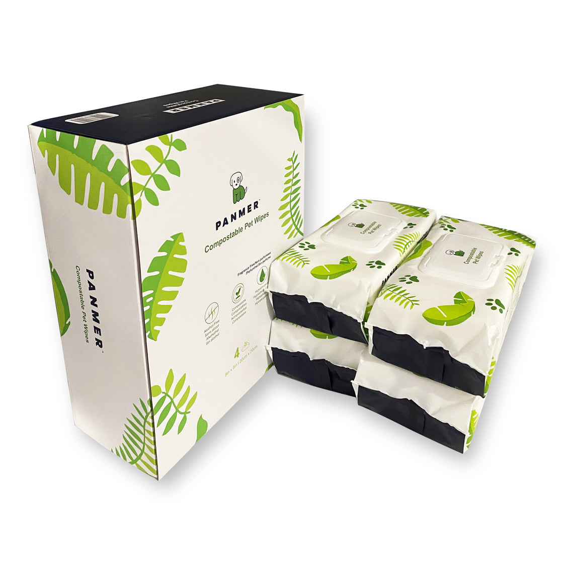 Pet Wipes For Dogs and All Pets Hypoallergenic Unscented Wipes