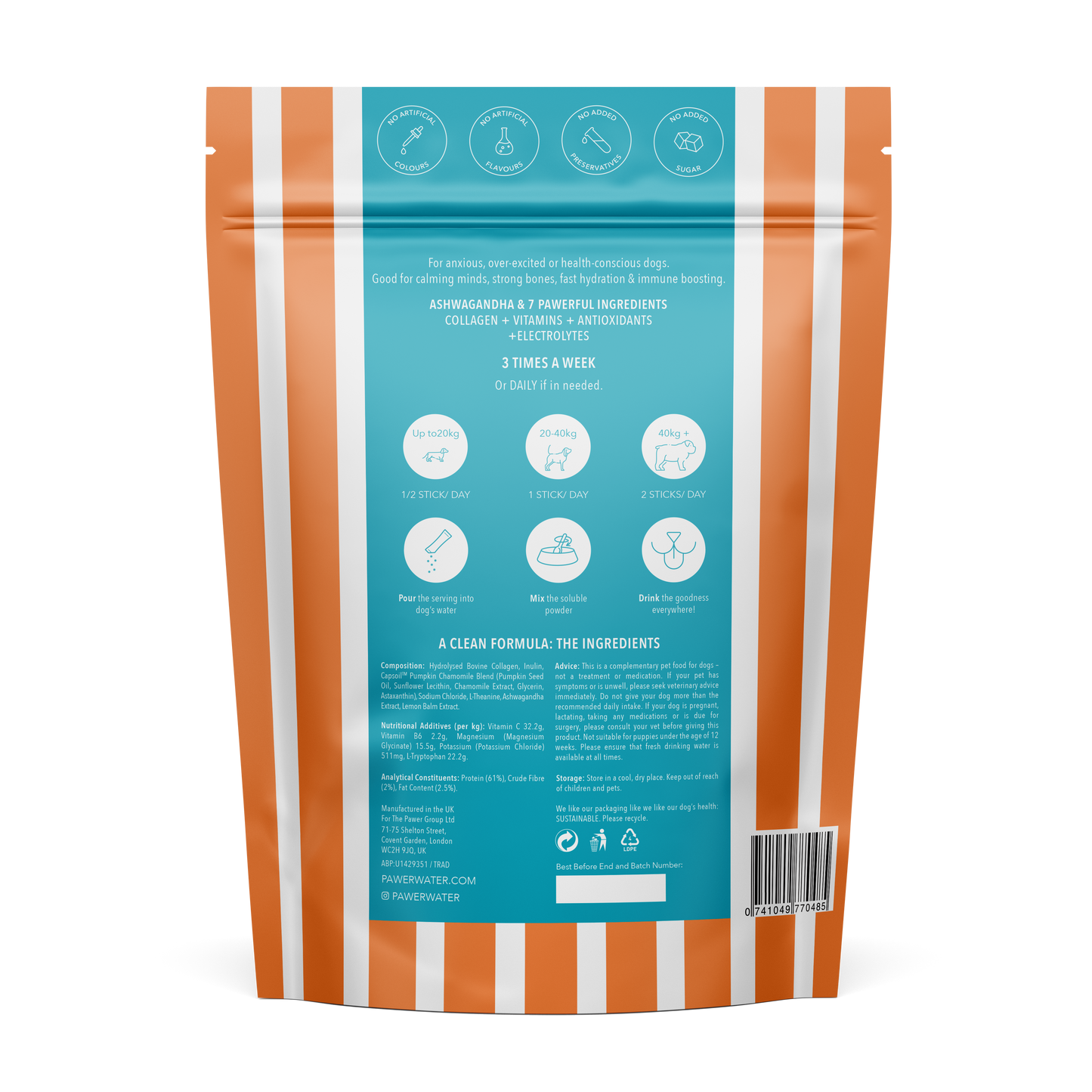 Pawer Water Calming (5 Sticks Pouch)