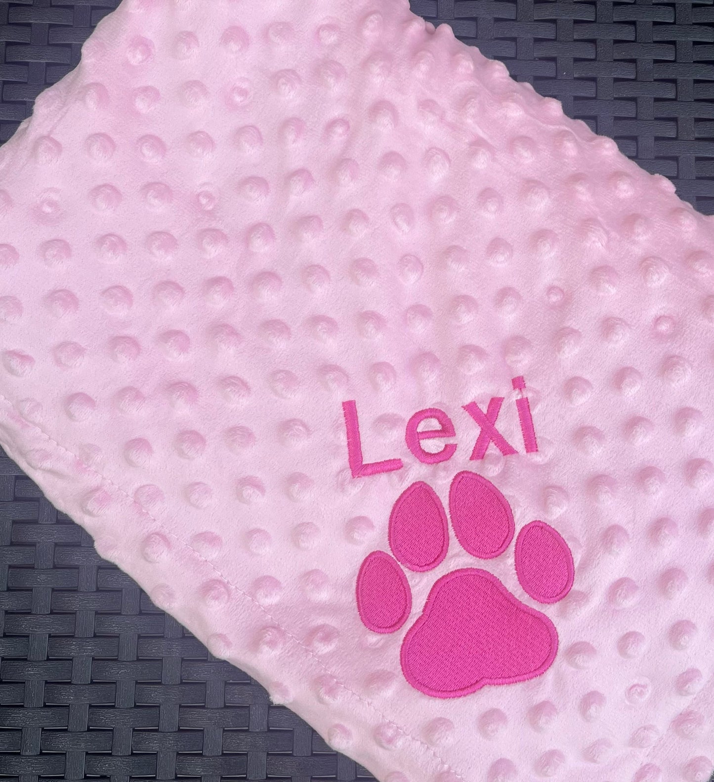Embroidered Personalised Pet Blankets | Personalised Pet Gifts
