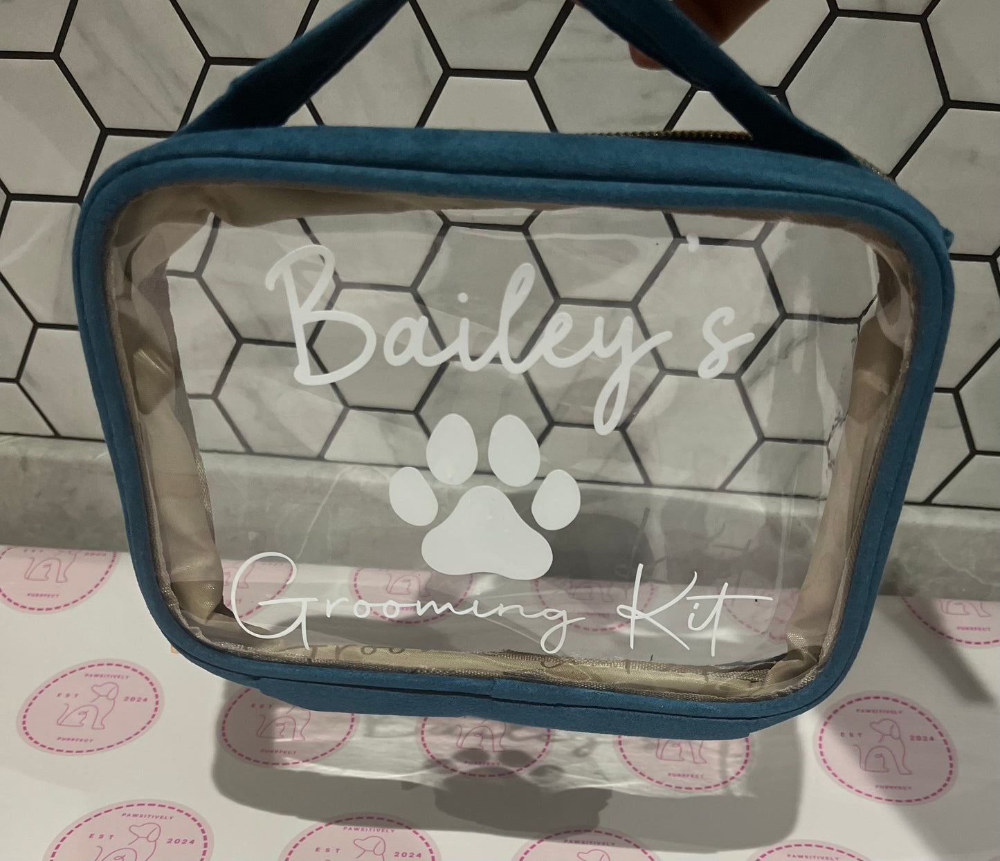 Personalised Pet Vanity/Travel Bags