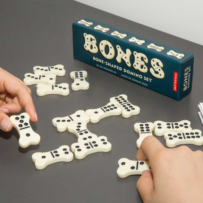 Bone-Shaped Domino Set
