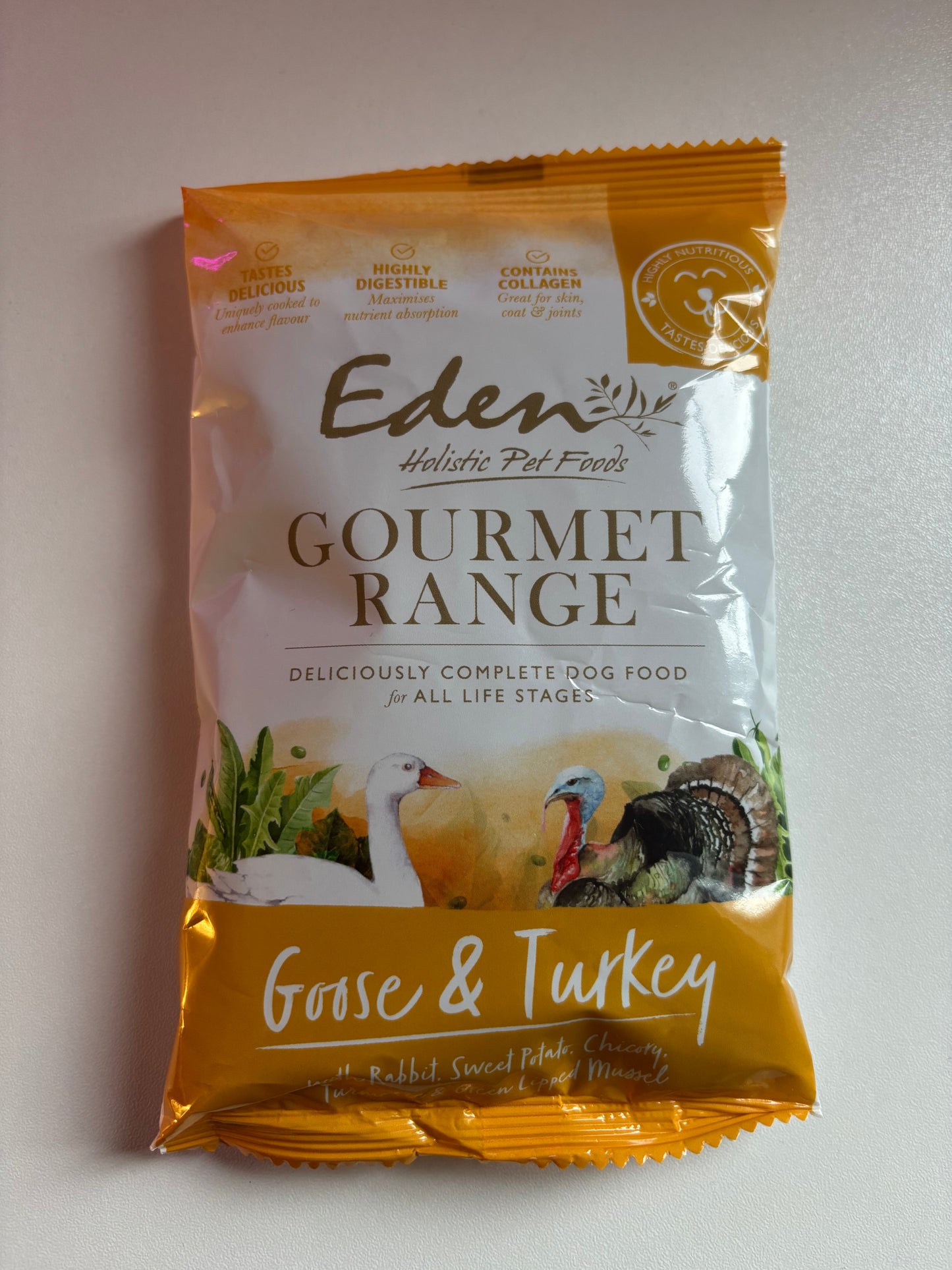 EDEN Gourmet Range Goose & Turkey Dog Food - 200g