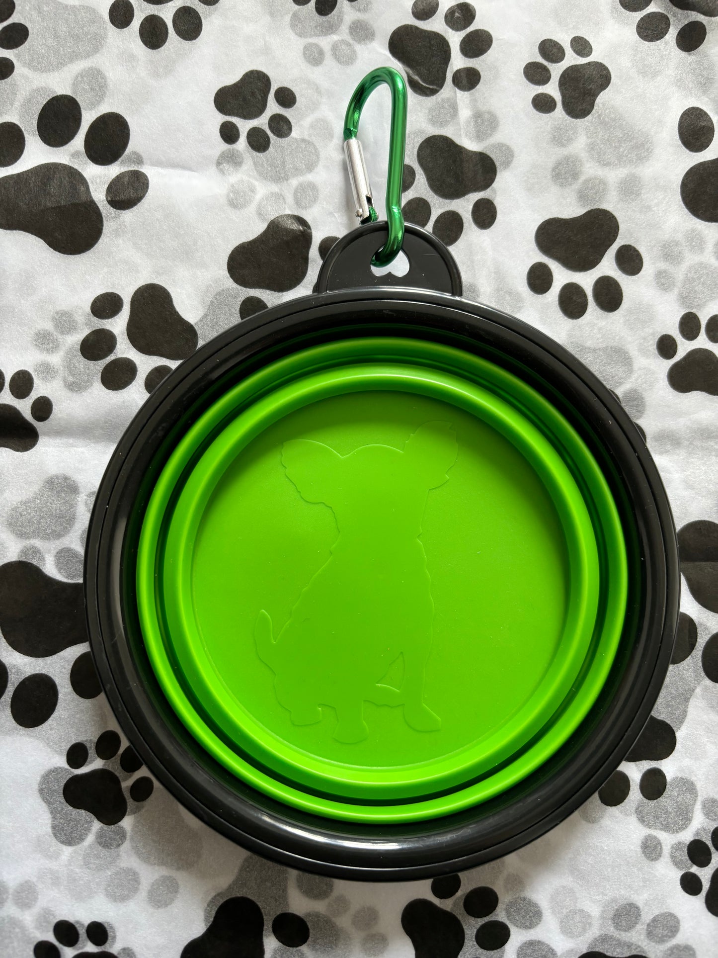 Collapsable Water Bowl with Clip