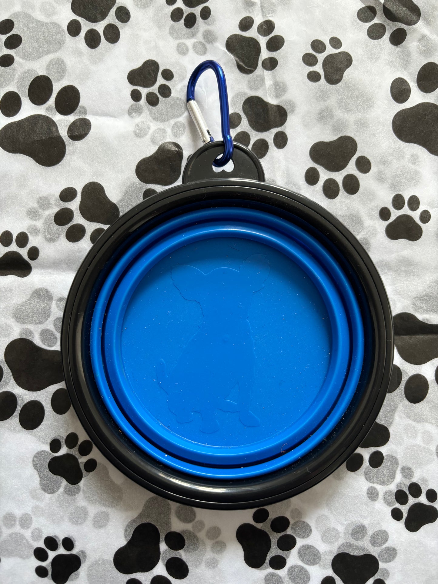 Collapsable Water Bowl with Clip