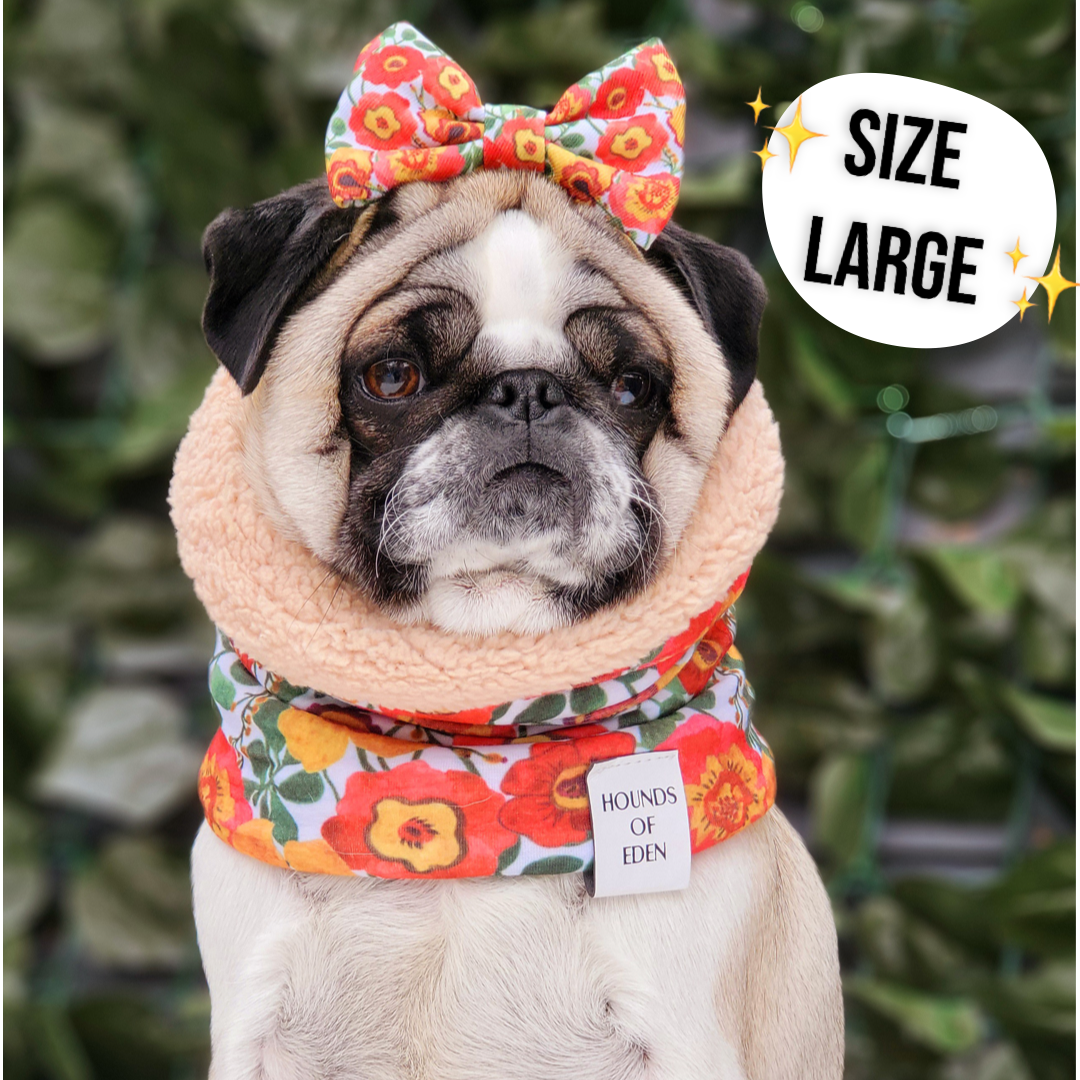 Steel Leopard Dog Snood