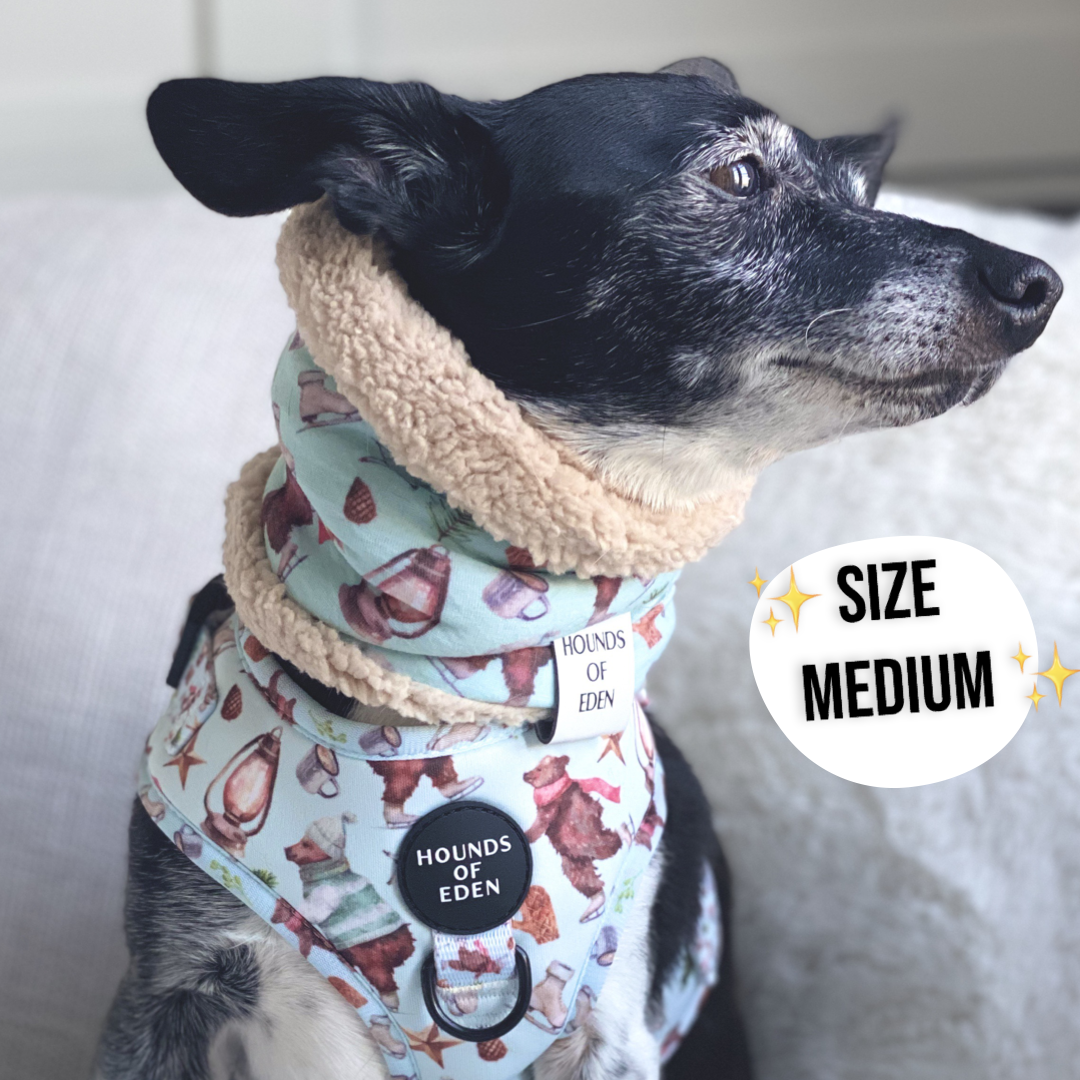 Blushing Leopard Dog Snood