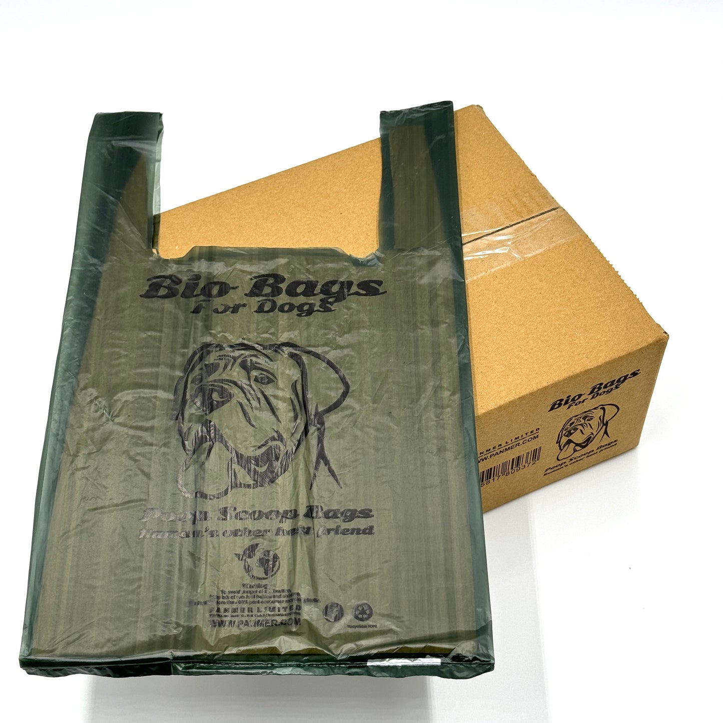 Dog Poo Bags with Handles - Biodegradable, Unscented & Leakproof - Bulk