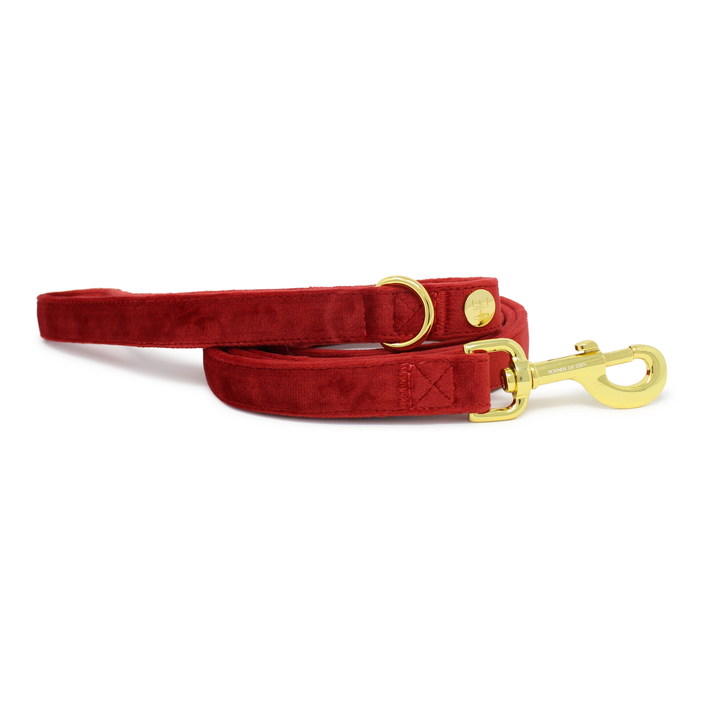Ruby Red Velvet Collar