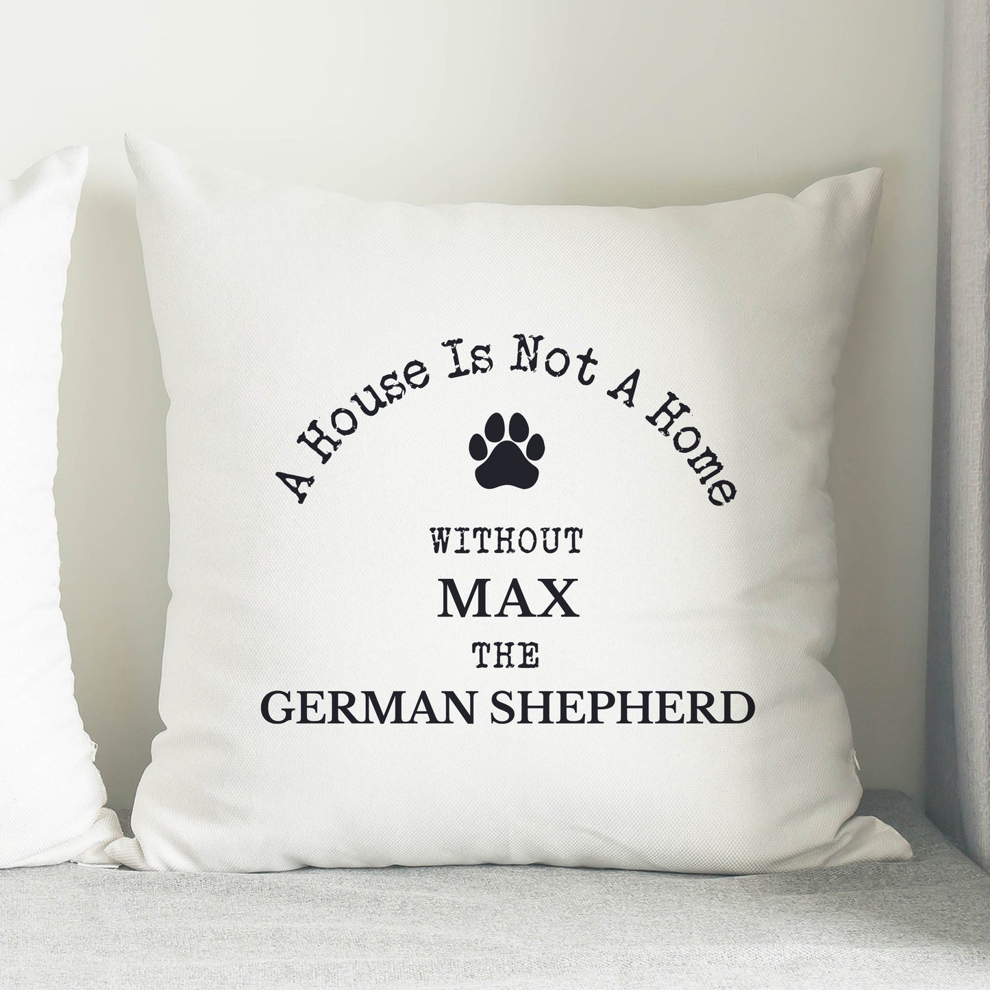 Personalised Dog Breed Cushion Cover