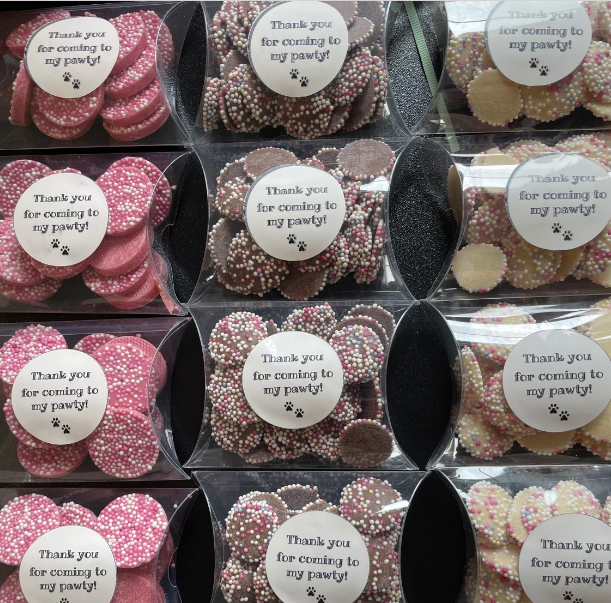 Dog Chocolate / Biscuit Treats - Valentine's Pillow Boxes