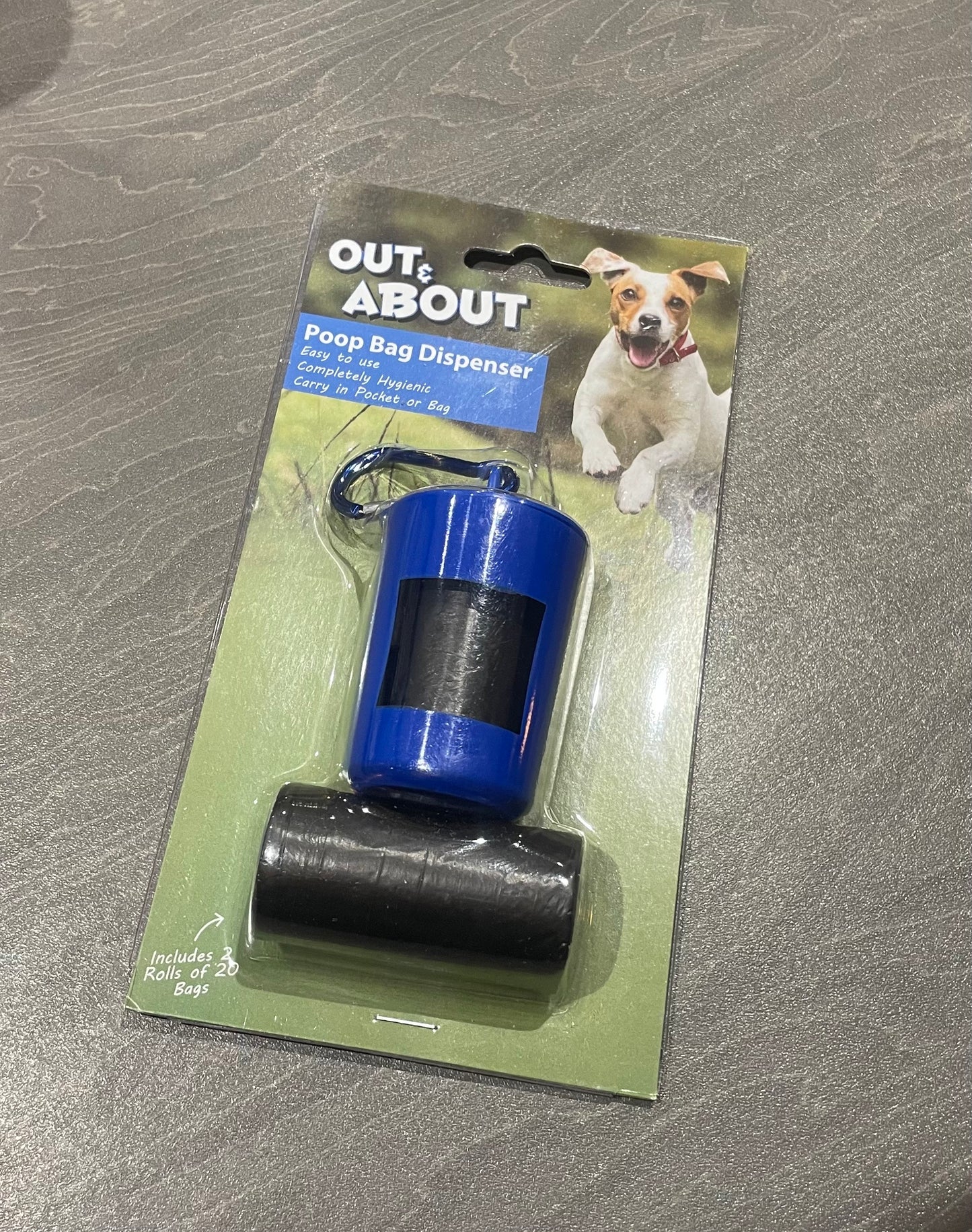 Out & About Poop Bag Dispenser & 40 poop bags