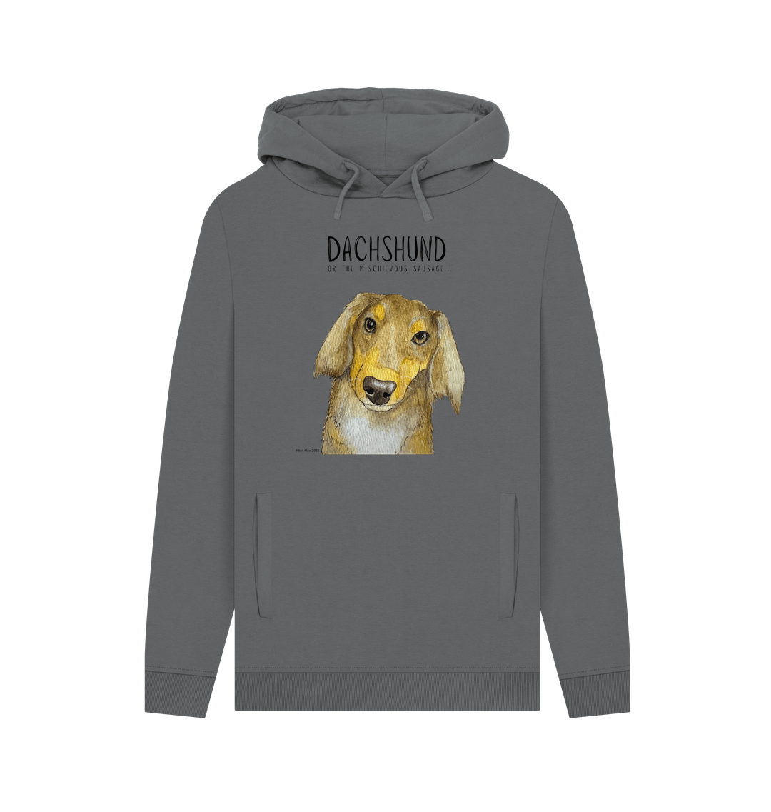 Long Haired Dachshund Hoodie – Small Legs, Big Attitude!