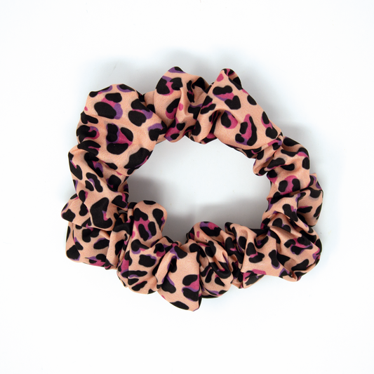 Blushing Leopard - Hair Scrunchie