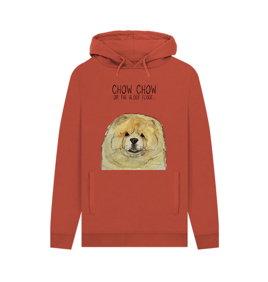 Fawn Chow Chow "Aloof Floof" Men's Hoodie – Wear Your Floof with Pride!