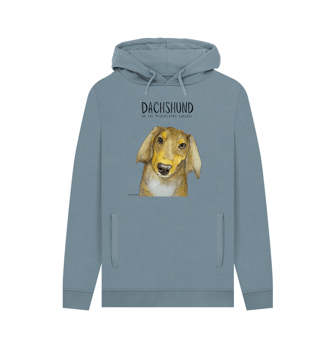 Long Haired Dachshund Hoodie – Small Legs, Big Attitude!