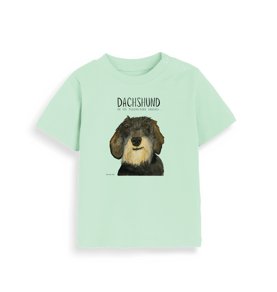 Wire HairedDachshund Baby Tee – Small But Mighty!