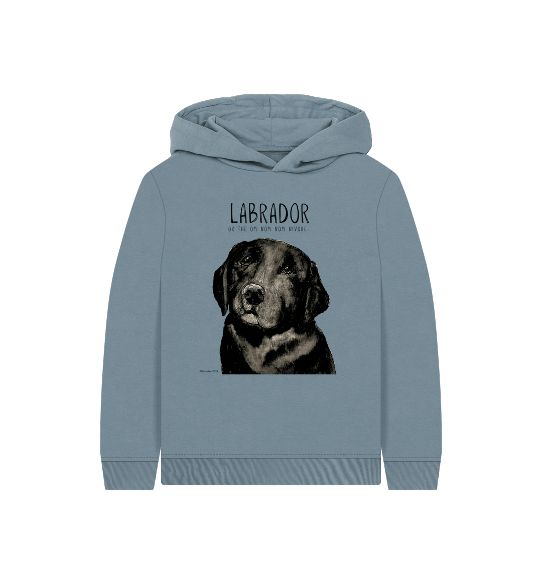 Snack Mode: Activated – The Black Labrador Kids’ Hoodie