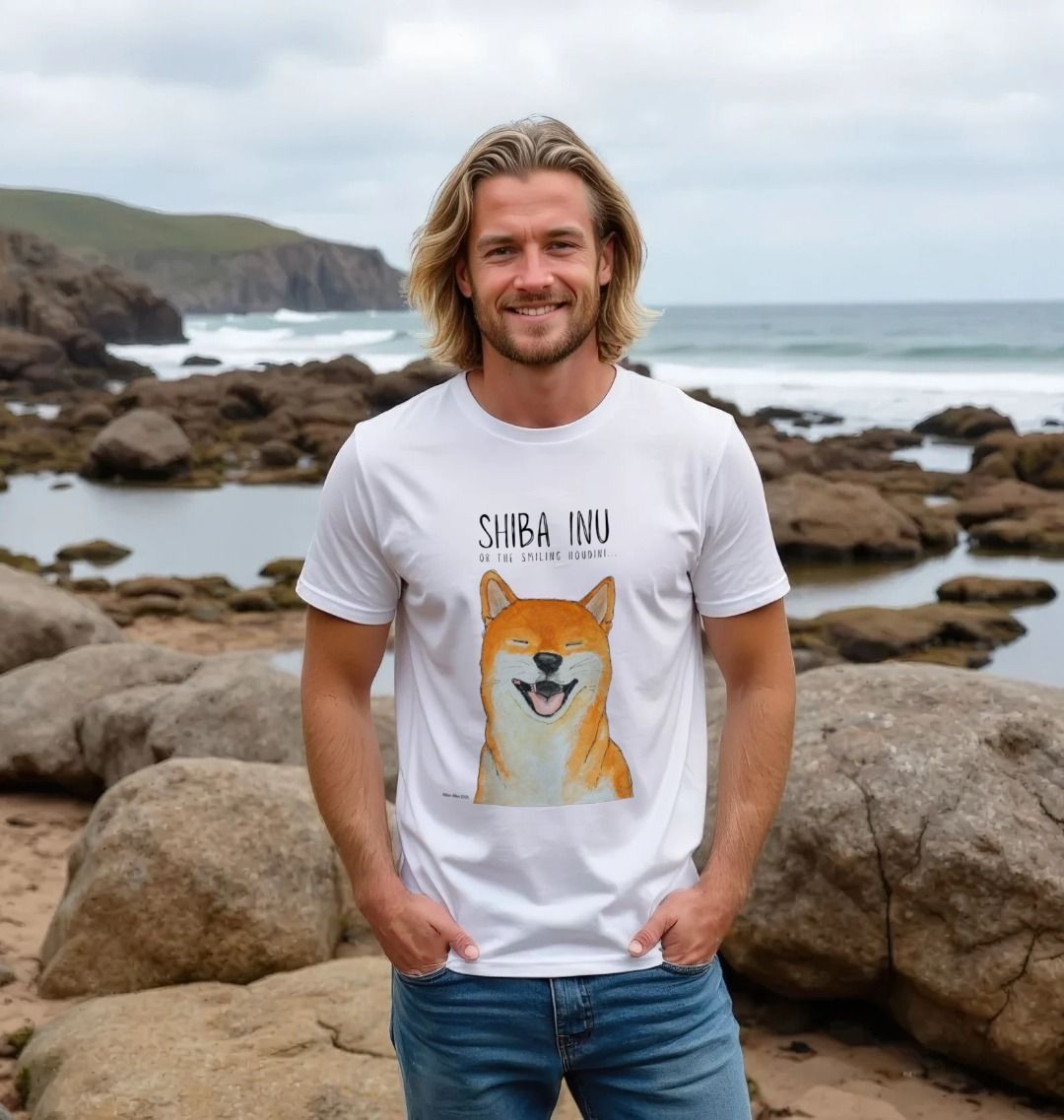 Shiba Slips In Style – The Great Escape Men's Tee