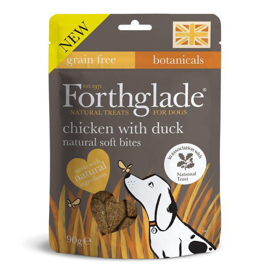 Forthglade National Trust Soft Bites Chick with Duck Treats 90g