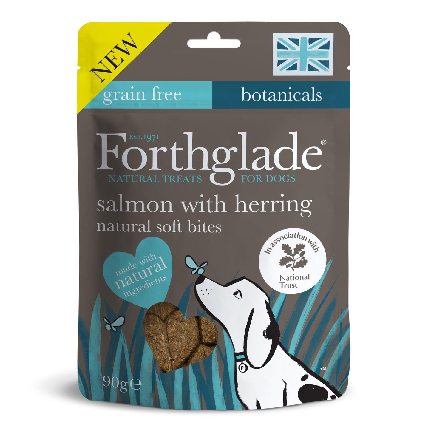 Forthglade National Trust Soft Bites Salmon & Herring Treats 90g