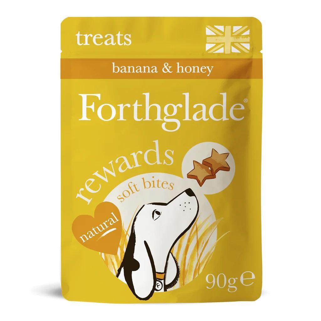 Forthglade Soft Bites Grain Free Rewards Honey & Banana Treats 90g