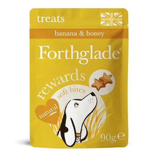 Forthglade Soft Bites Grain Free Rewards Honey & Banana Treats 90g
