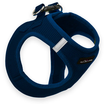 Tiny Trails Step In Air Mesh Puppy and Small Dog Harness Navy