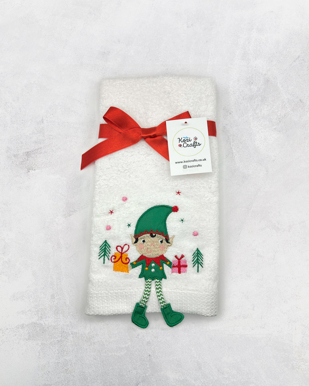 Christmas Hand Towel - 100% Cotton (Choose Your Design)