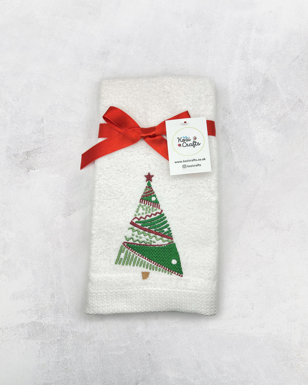 Christmas Hand Towel - 100% Cotton (Choose Your Design)