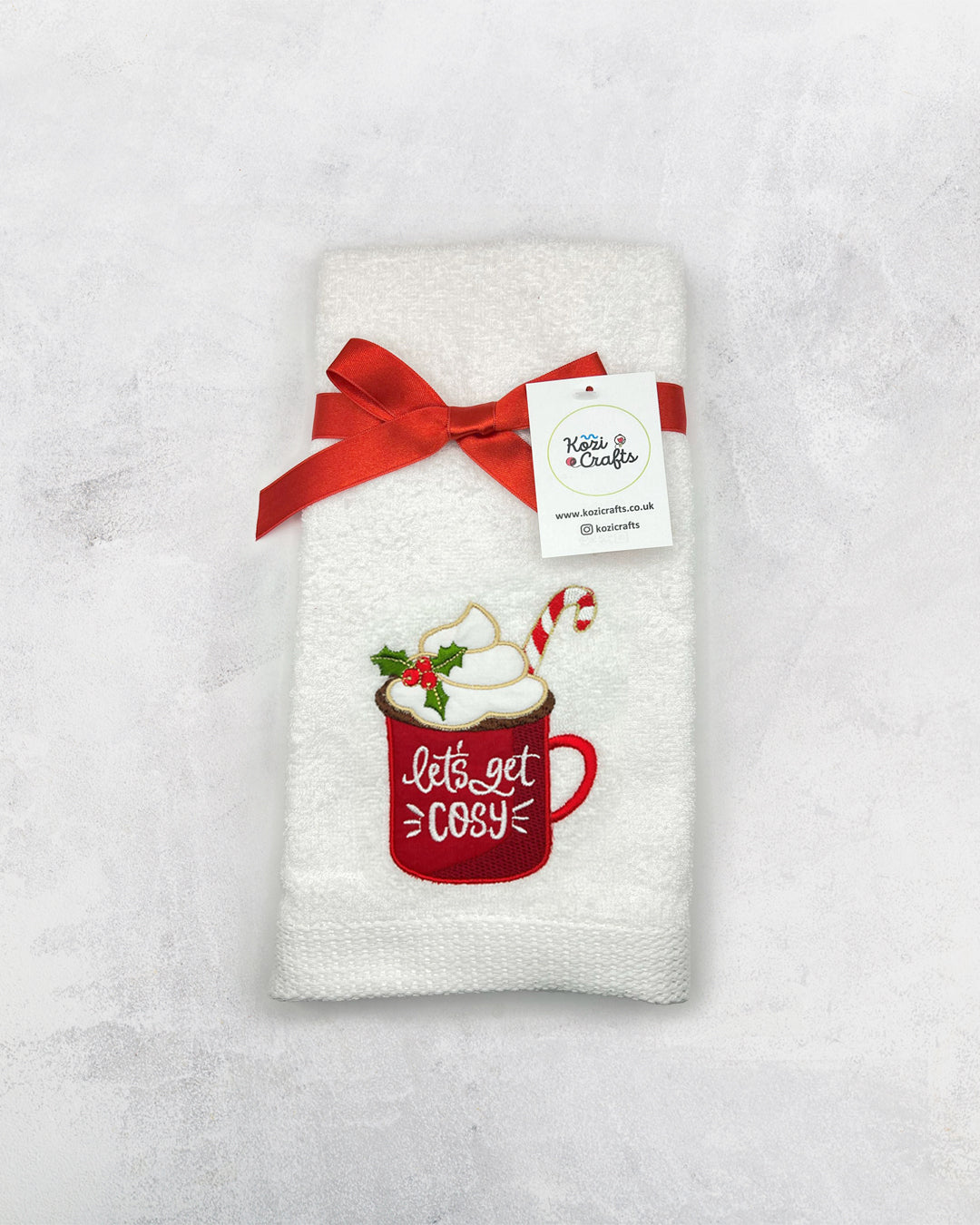 Christmas Hand Towel - 100% Cotton (Choose Your Design)