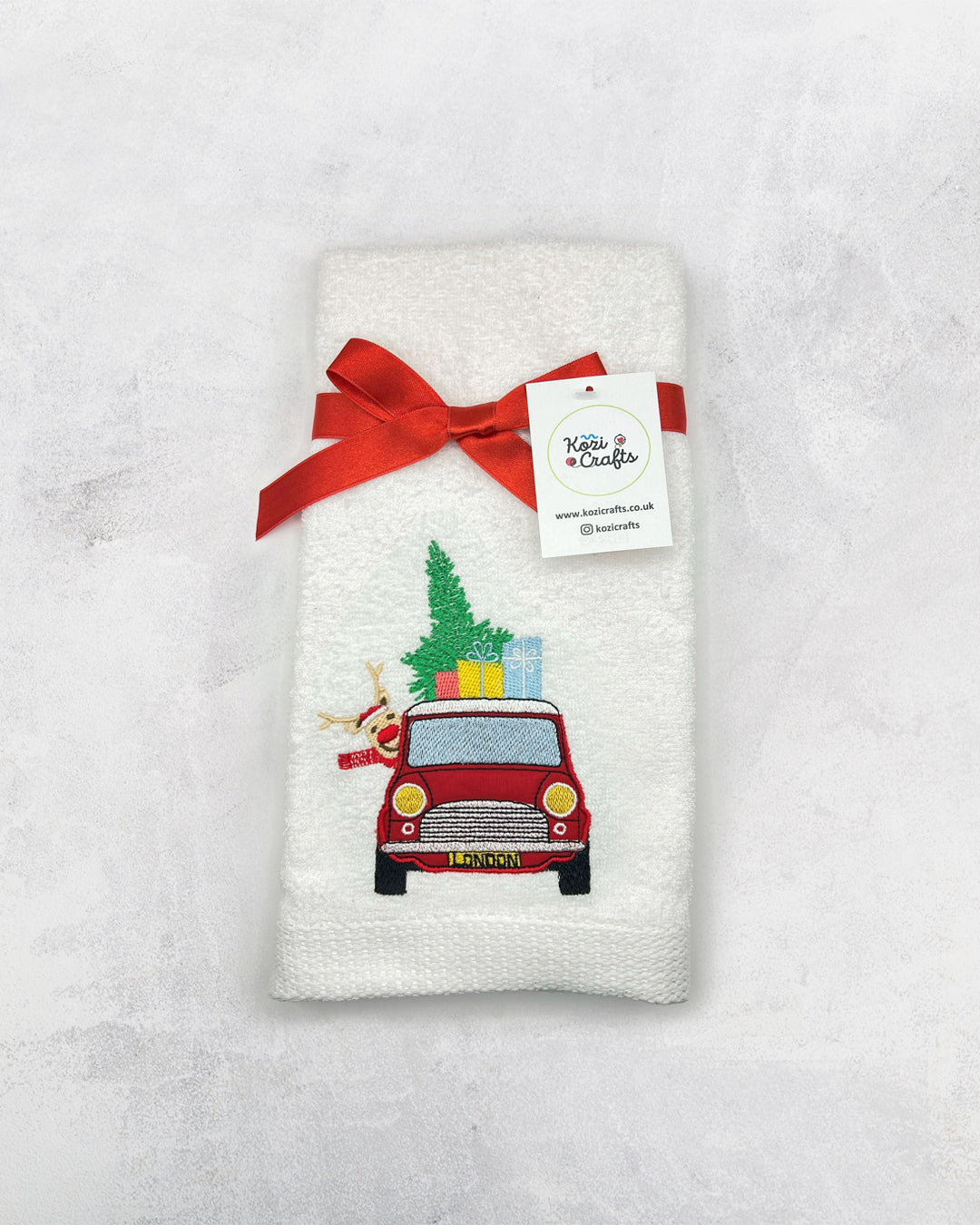 Christmas Hand Towel - 100% Cotton (Choose Your Design)
