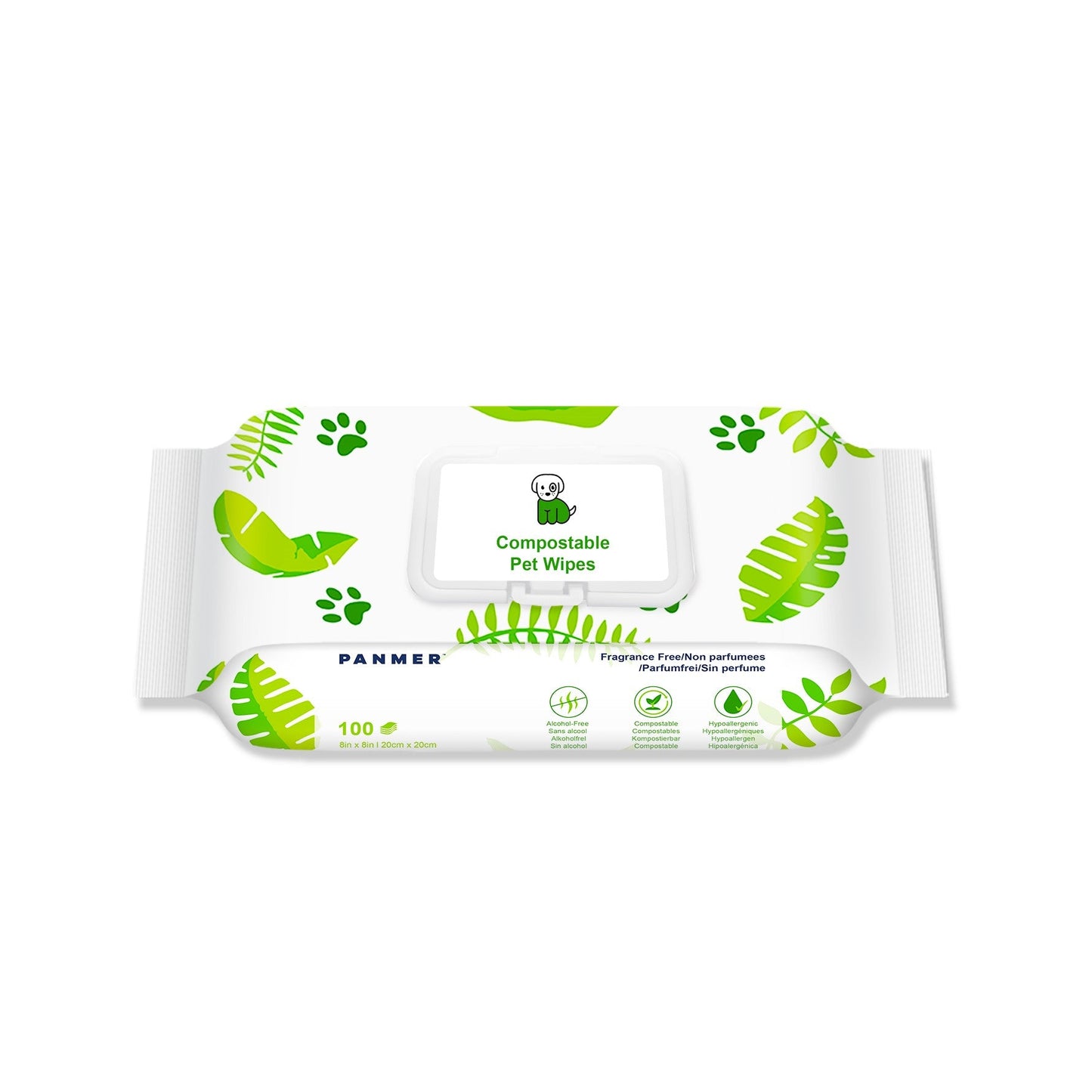 Pet Wipes For Dogs and All Pets Hypoallergenic Unscented Wipes