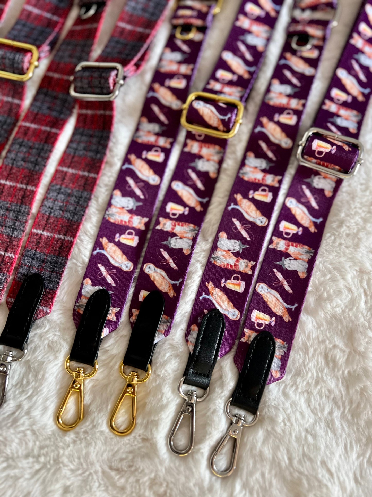 Dog Walking Bag - Black - Gold Hardware *BAG ONLY*