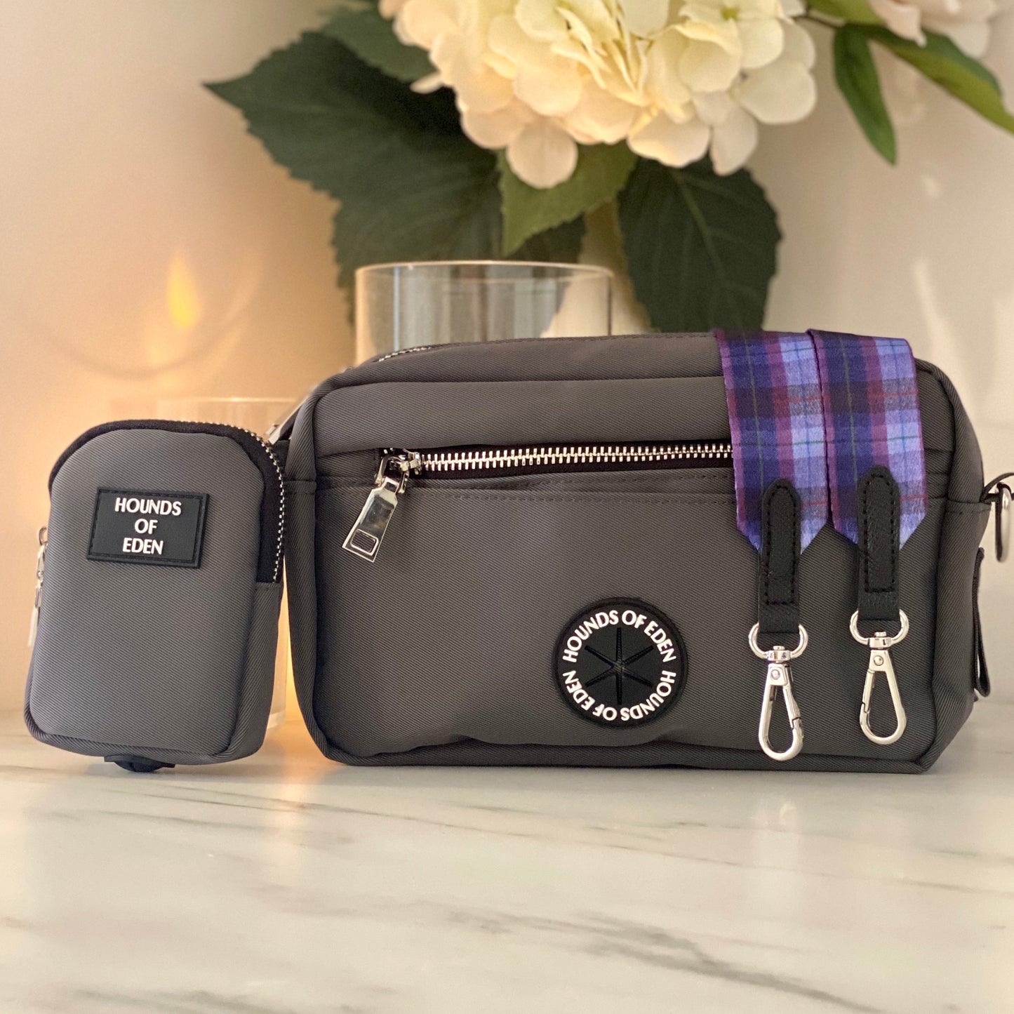 Dog Walking Bag - Grey *BAG ONLY*