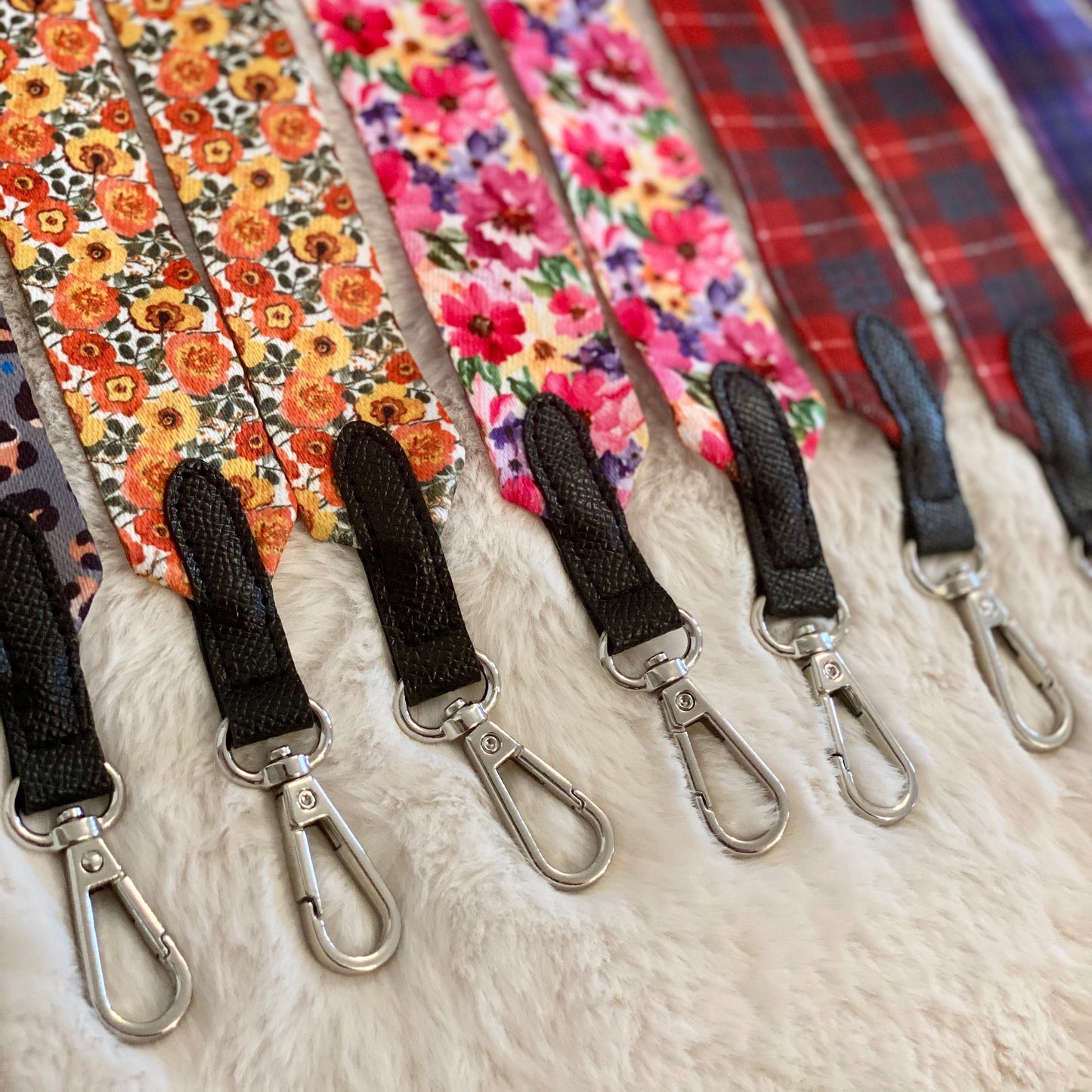 Dog Walking Bag - Black - Silver Hardware *BAG ONLY*