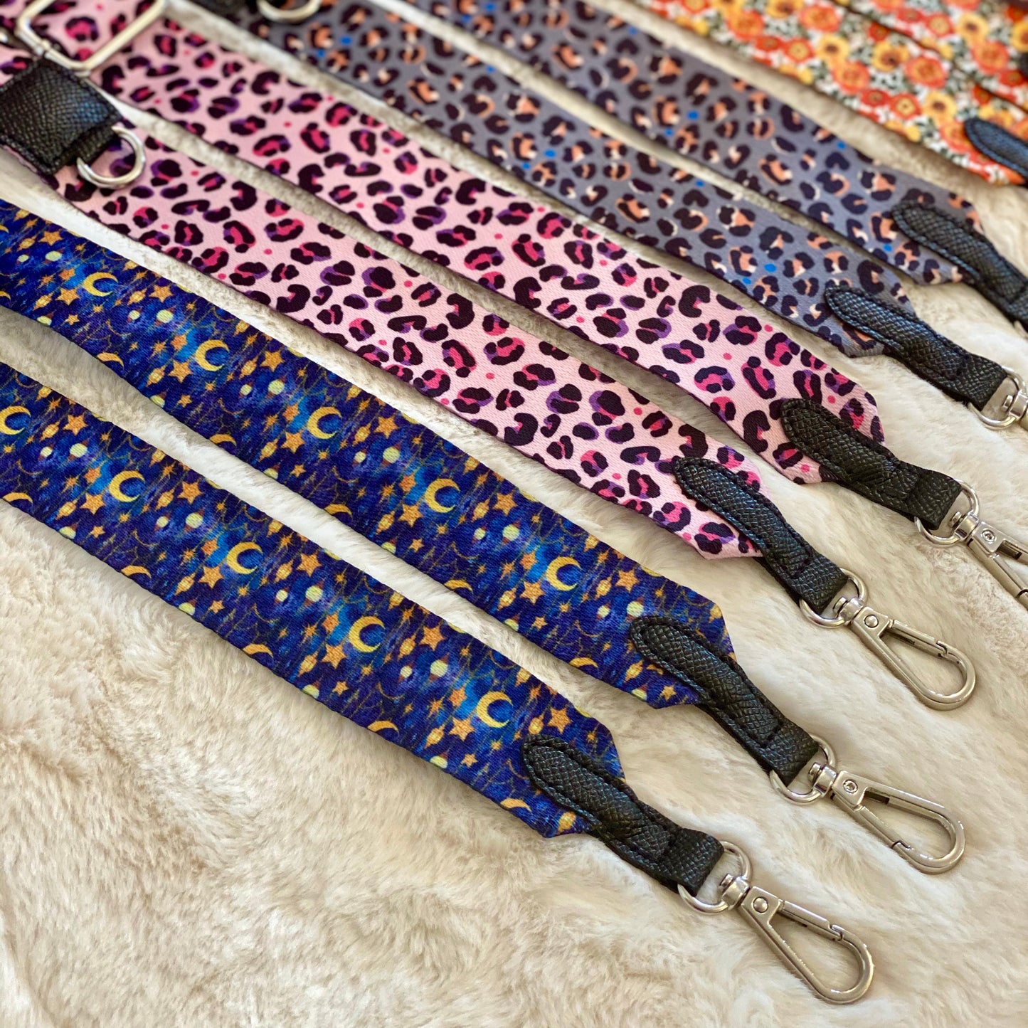 Dog Walking Bag - Black - Silver Hardware *BAG ONLY*