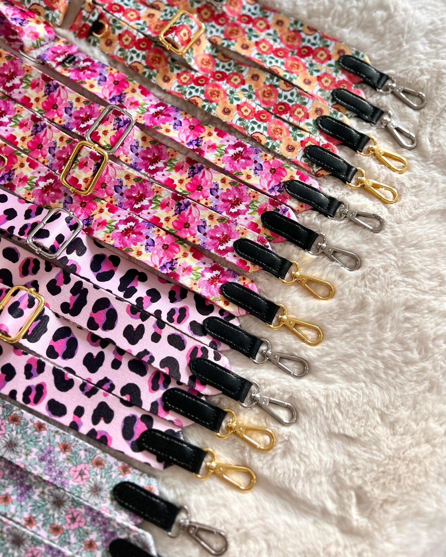 Dog Walking Bag - Black - Silver Hardware *BAG ONLY*