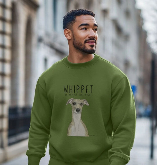 Whippet-Inspired Sweatshirt: Comfort, Style & Zoomie-Approved!