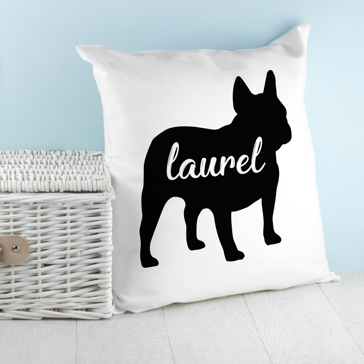 Personalised Dog Silhouette Cushion Cover