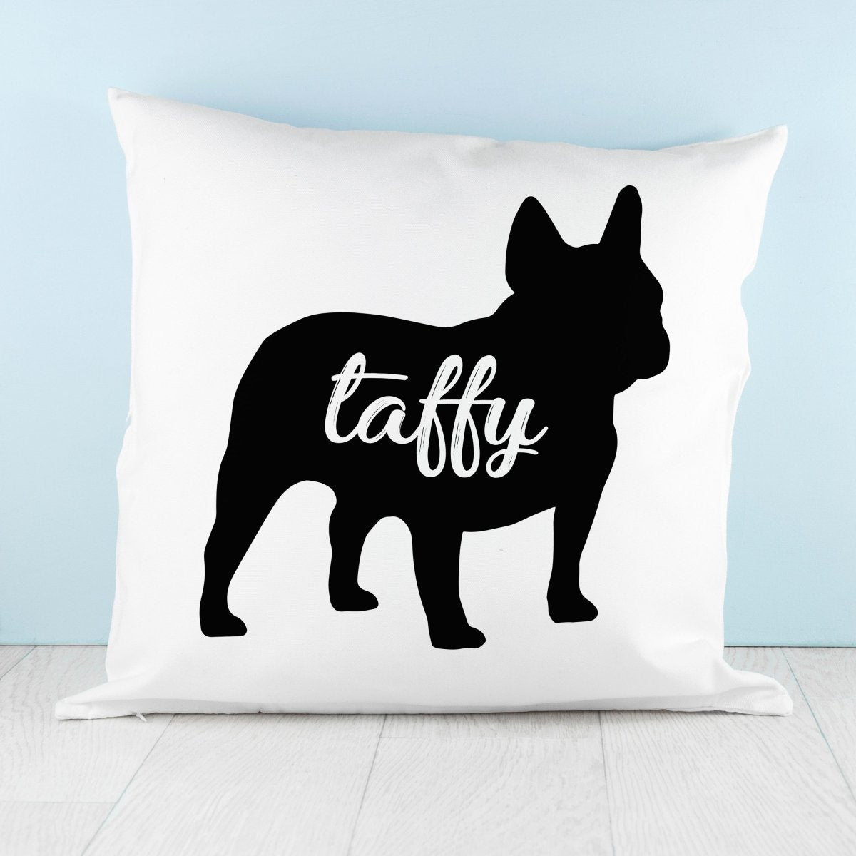 Personalised Dog Silhouette Cushion Cover