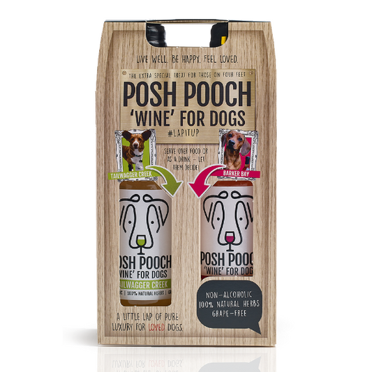 Posh Pooch Wine For Dogs Duo Pack 2x250ml