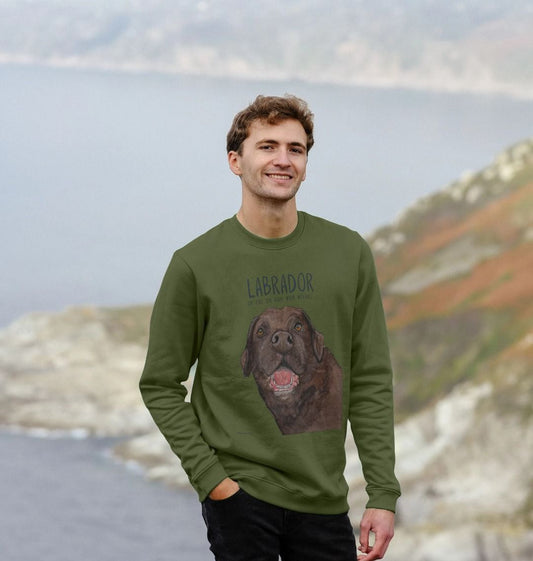 Feast Mode Activated: The Chocolate Labrador Sweatshirt