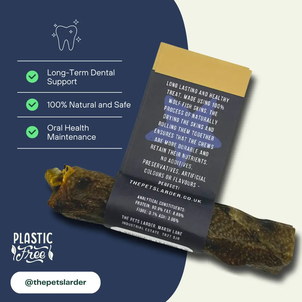 Wolf Fish Stick Chew Large Chew For Dogs